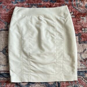 Express Elegant Cream Skirt